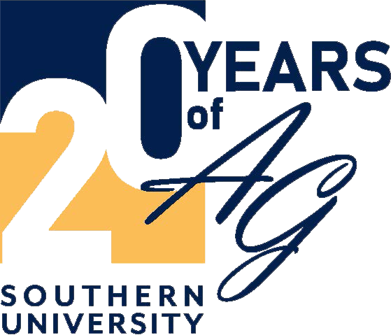 Logo for 20 years of SUAG